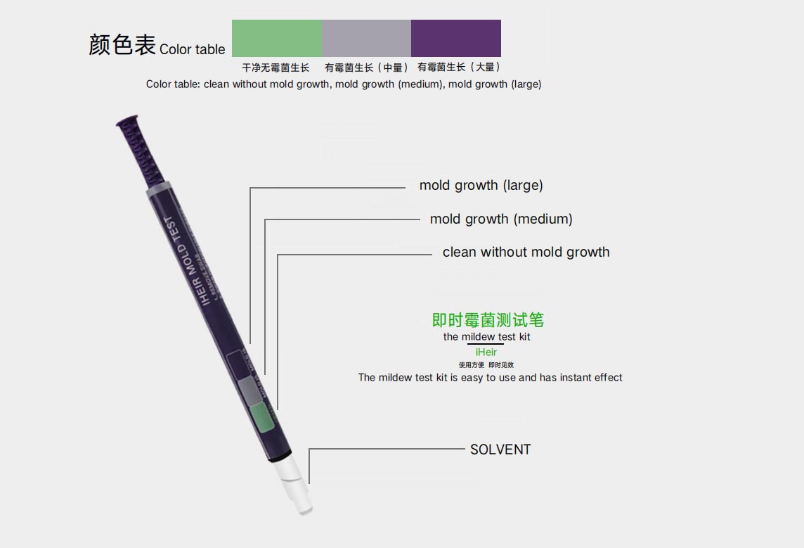 iHeir TETS-KIT 即时霉菌测试笔-抗菌剂/防霉剂/干燥剂/防霉片厂家批发